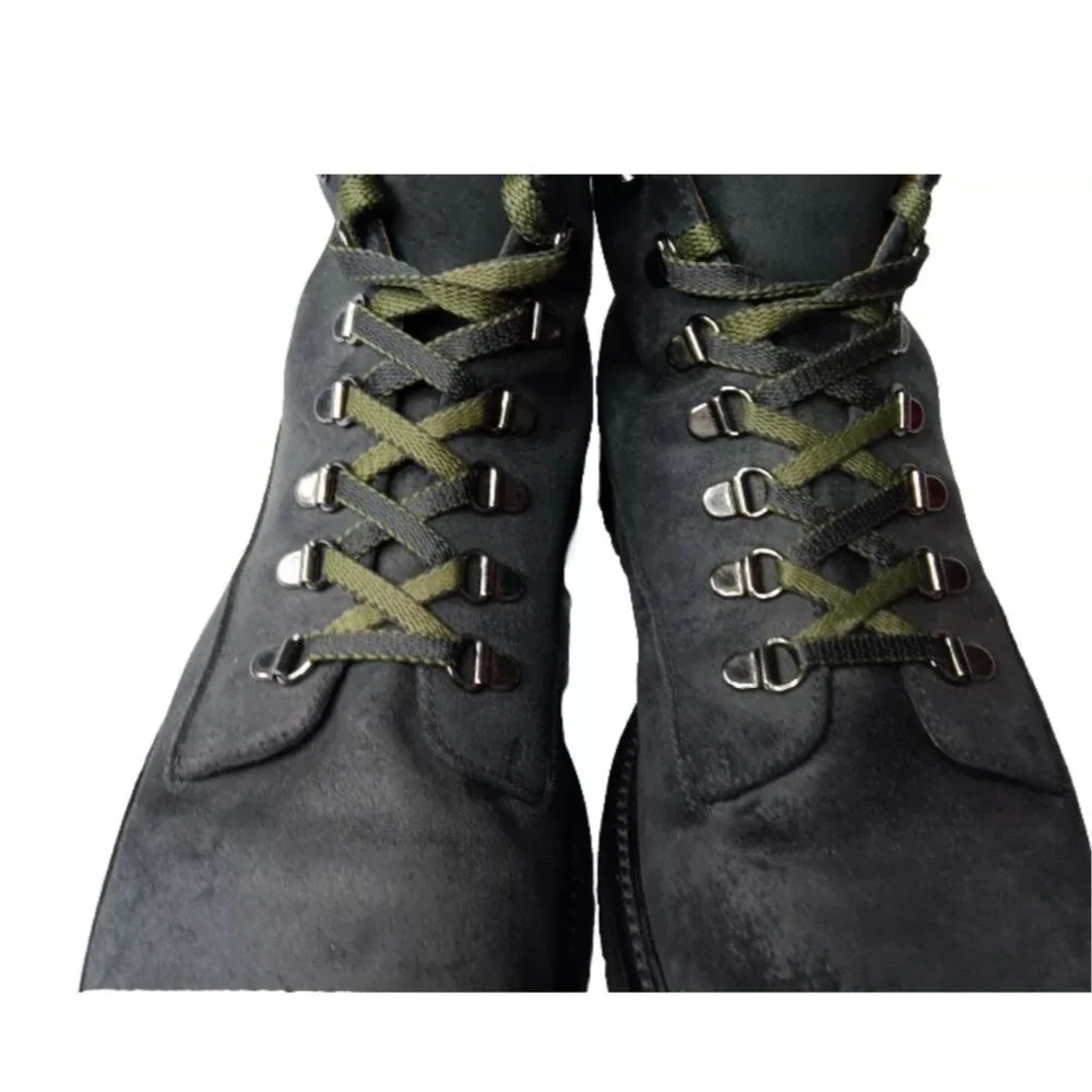 Mr PorterJacques Shearling-Lined Waxed-Suede Boots Men's Size 12 Mr. P.